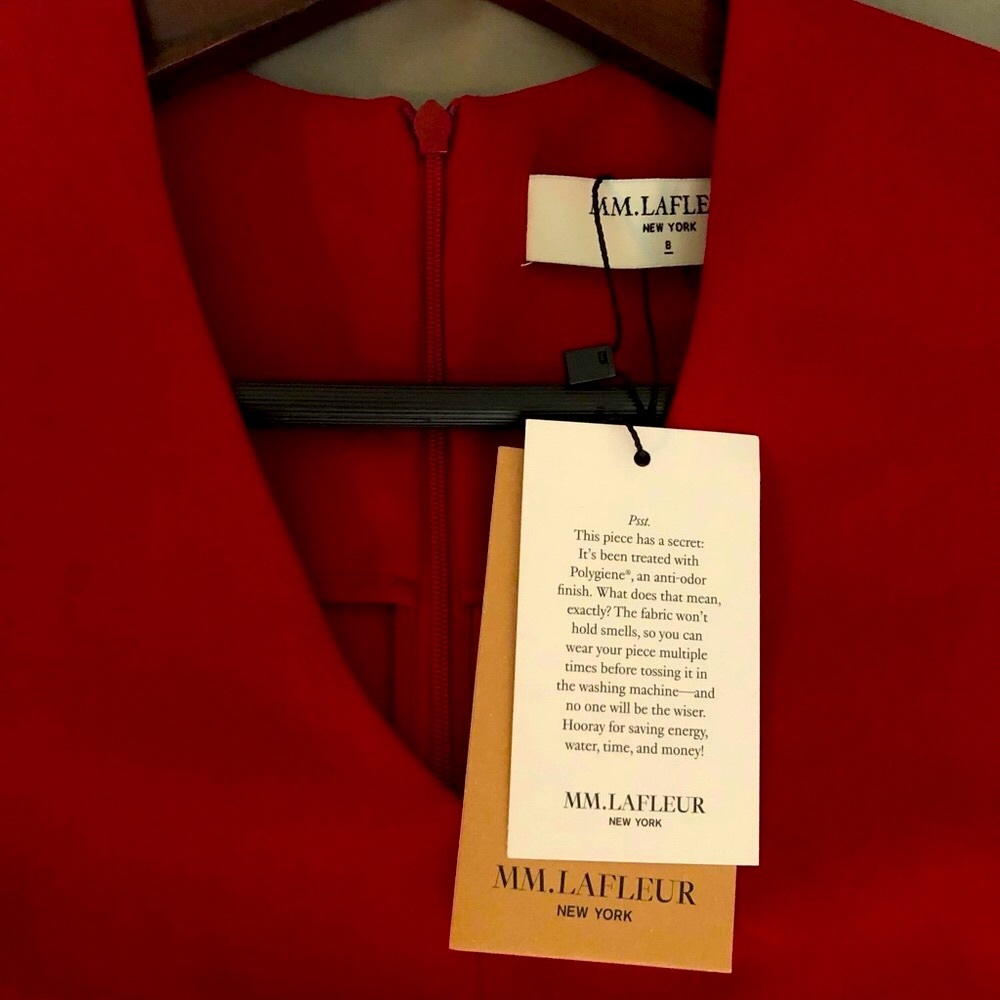 MM Lafleur Annie Crimson Dress Size 8